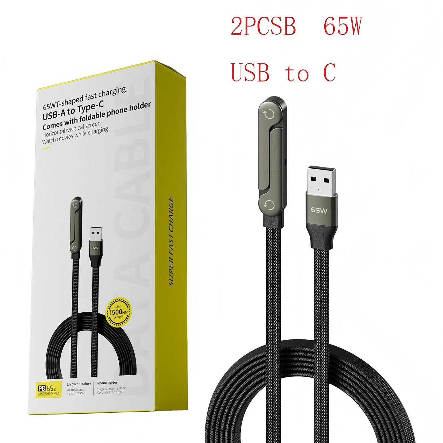 Premium Fast Charging Foldable Data Cable