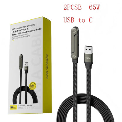 Premium Fast Charging Foldable Data Cable